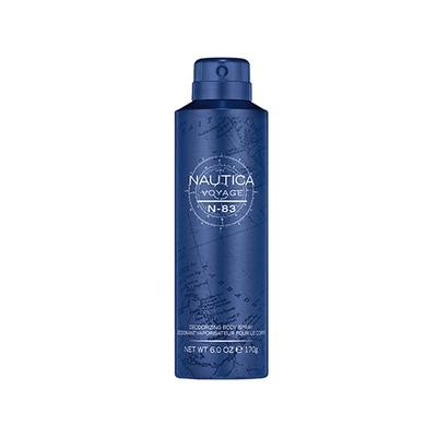 Nautica Voyage N83 Body Spray 170gm + Midnight Voyage Body Spray 170gm 2's - Perfumes (Edt/Edp)