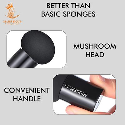 Majestique Makeup Mushroom Beauty Blender Sponge Dry Or Wet FC82 1's - Sponges & Applicators