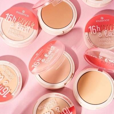 Essence 16h cover & last powder Foundation - 11 8 gm - Foundation