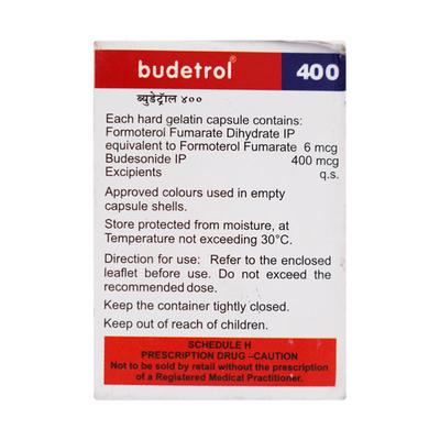 Budetrol 400 Rotacap 30'S - Asthma/COPD-Ast