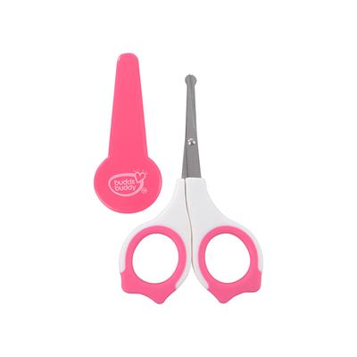Buddsbuddy Premium Baby Nail Scissors - Pink - Baby Grooming