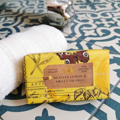 The English Soap Company - Anniversary Sicilian Lemon and Sweet Orange Soap 190 gm - Soaps