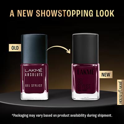 Lakme Absolute Gel Stylist Nail Color Vineyard 12 Ml - Nail Polish
