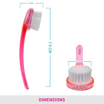 Vega Facial Brush (FB - 02) Color - Pink 1's - Hair Clips/Bands