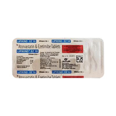 Lipikind EZ 10/10mg Tablet 10'S - High Cholesterol-Dys