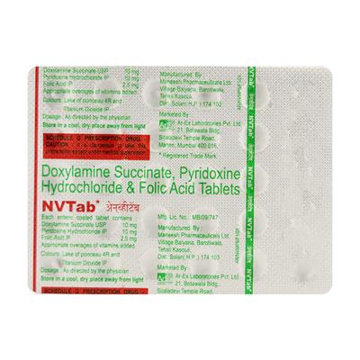 NVTAB Tablet 30's - Vomitting/Emesis-Ant