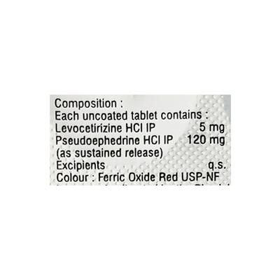 ELRIZ D Tablet 10's - Allergies-Ant