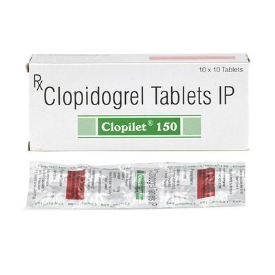 Clopilet 150mg Tablet 10'S - Blood Clot-Ant