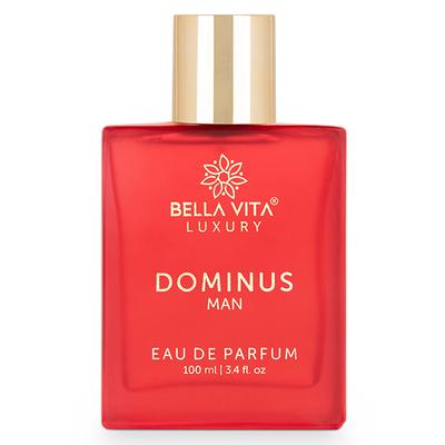 Bella Vita Organic DOMINUS MAN Eau De Parfum For Men with Agarwood, Labdanum, Sandalwood 100 ml - Men Perfumes (Edt/Edp)
