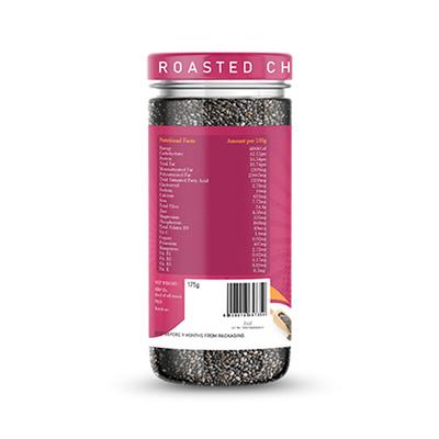 The Food Folks Roasted Chia Seeds 175 gm - Nutritional Bars