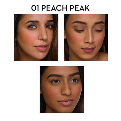 SUGAR Cosmetics Contour De Force Mini Blush - 01 Peach Peak (Soft Peach Pink) 4 gm - Blushes