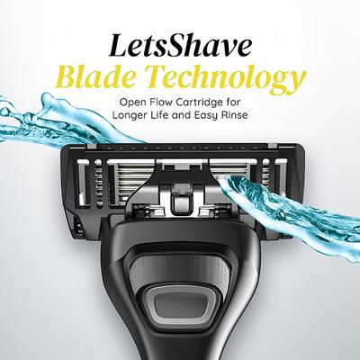 LetsShave Pro 6 Advanced Razor Blades - Men 12's - Razors & Cartridges