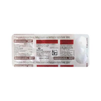 MAHAGABA MNT Tablet 10's - Neuropathic Pain-Dru