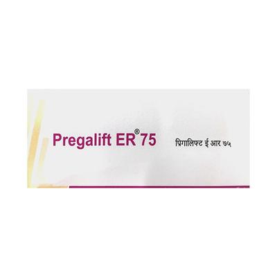 PREGALIFT ER 75 Tablet 15's - Neuropathic Pain-Dru