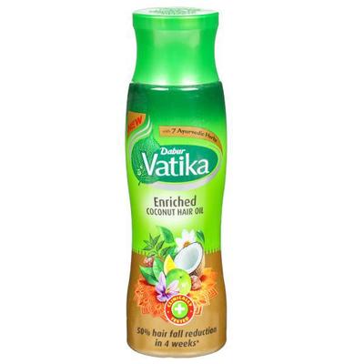 Dabur Vatika Enriched Coconut Hair Oil 300 ml (Free Dabur Red Toothpaste 100 g) - Hair Oils