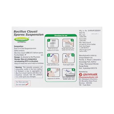 Gutspert Oral Suspension 5ml - Diarrhoea-Ant