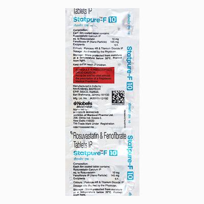 STATPURE F 10 Tablet 10's - High Cholesterol-Dys