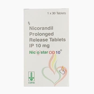 NICOSTAR OD 10mg Tablet 30's - Angina