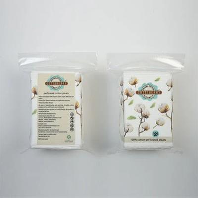 Cottsberry Organic Cotton Perforated Pleats 100 g - Cotton Buds & Balls