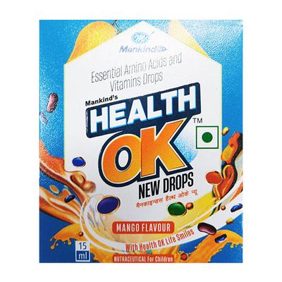HEALTH OK NEW MANGO FLAVOUR Drops 15ml - Supplements-Vam
