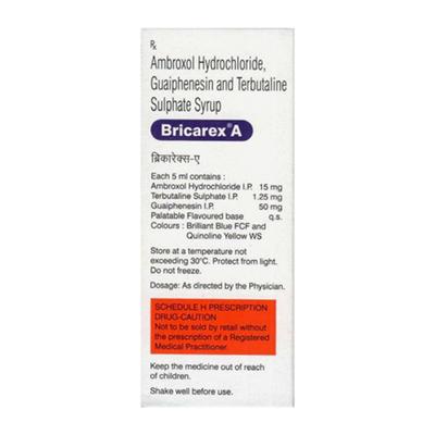 BRICAREX A NO ADDED SUGAR Syrup 100ml - Cough And Cold-Cou