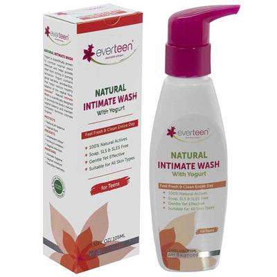 everteen Yogurt Natural Intimate Wash for Feminine Intimate Hygiene in Teens 105 ml - Intimate Care