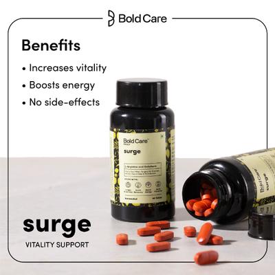 Bold Care Surge Support Erections 60 Tablets 1's - Sexual Healthcare