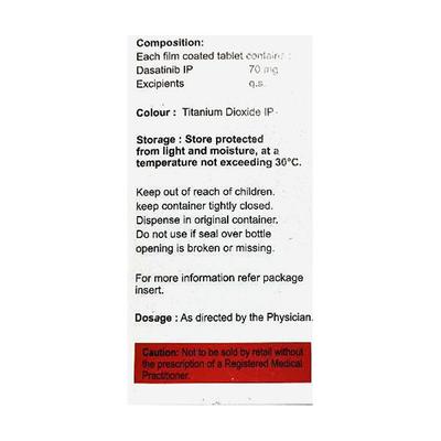 DASAPAN 70mg Tablet 60's - Cancer Oncology-Tar