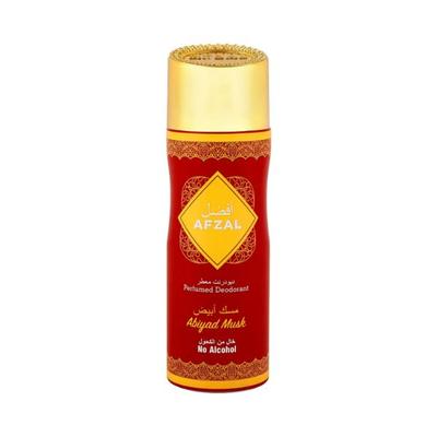 AFZAL PERFUME DEO-CAN-AFZAL-ABIYAD MUSK-FG 200 ml - Deodorants/Roll-Ons