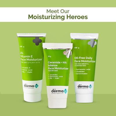 The Derma Co. 4% Ceramide Barrier Repair Moisturizer 50 gm - Face Moisturizers