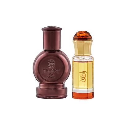 Ajmal Tempest Concentrated Perfume Oil Floral Attar And Mukhallat Raaqi Concentrated Perfume Oil Floral Fruity Attar 22 ml - Deodorants/Roll-Ons