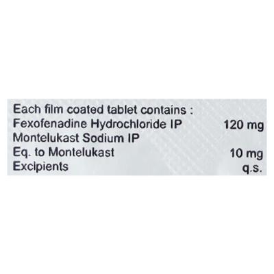 Histafree M Tablet 10'S - Allergies-Ant