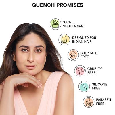Quench Dandruff Control Scalp Scrub with Tea Tree Extracts 200 ml - Hair Masks & Packs