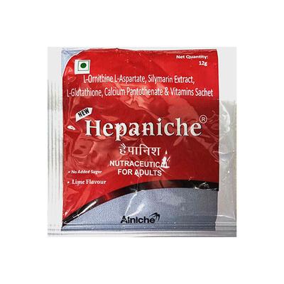 HEPANICHE NEW No Added Sugar Lime Flavour (Nutraceutical) Sachet 12g - Supplements-Vam