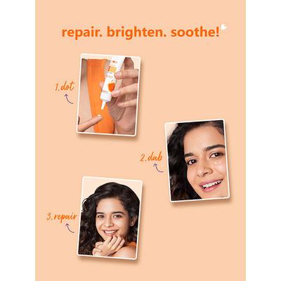 Plum 3% Vitamin C, 3% Peptide & 3% Caffeine Under Eye Cream with Mandarin Fragrance-Free 15ml - Under Eye Creams & Serums