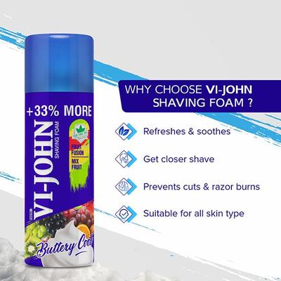 VI-John Fruit Fusion Properties 400gm - Shaving Foams