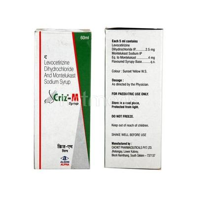 Criz M Syrup 60ml - Asthma/COPD-Ast