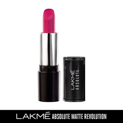 Lakme Absolute Matte Revolution Lip Color 202 Pink Million 3.5 Gm - Lipsticks