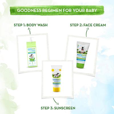 Mamaearth Milky Soft Mineral Based Sunscreen SPF 30 & PA+++ With Oats, Milk and Calendula for Babies - Made Safe Certified, Toxin Free 80 gm - Body Sunscreen