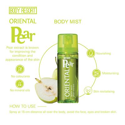 MADES Body Resort Clear Lime Pet Spray Bottle Body Mist 50 ml - Body Mist/Spray