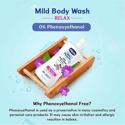 Chicco Baby Moments Mild Bodywash Relax 200 ml - Baby Body Wash