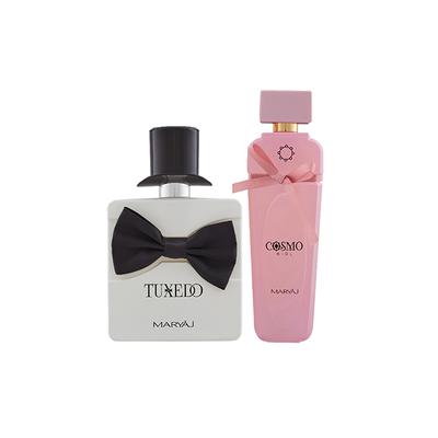 Maryaj Tuxedo EDP Spicy Woody Perfume And Maryaj Cosmo Girl EDP Floral Powdery Perfume 200 ml - Perfumes (Edt/Edp)