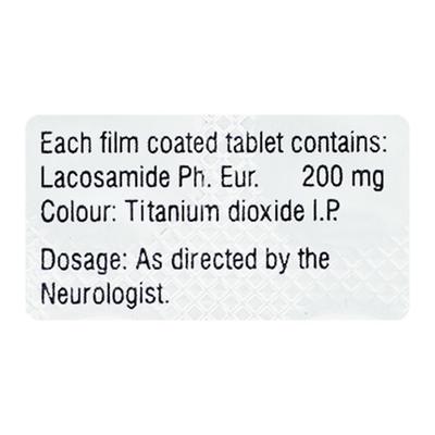LACONEXT 200 Tablet 15's - Epilepsy/Convulsion-Ant