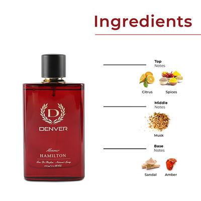 Denver Hamilton Honour Perfume, Long Lasting Fragrance Perfume Body Scent for Men 100 ml - Men Perfumes (Edt/Edp)
