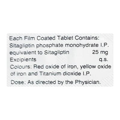 SITAXA 25 Tablet 15's - Diabetes-Ant