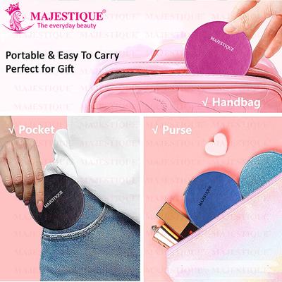 Majestique Pocket Makeup Mirror FC28 Mirror With Compact Size 1's - Mirror