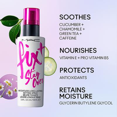 M.A.C Fix+ Stay Over Alcohol-Free 24HR Setting Spray 100 ml - Primer