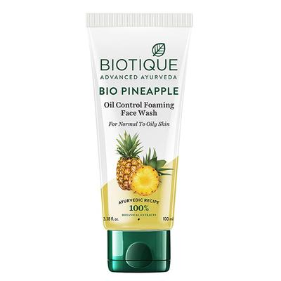 Biotique Bio Pineapple Oil Balancing Face Wash For Oily Skin & Acne 100 ml - Face Wash & Cleansers