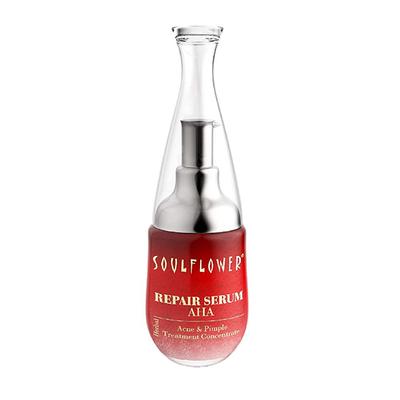 Soulflower Herbal AHA 30% Repair Serum- Acne & Pimple Treatment Concentrate 40 ml - Face Serum