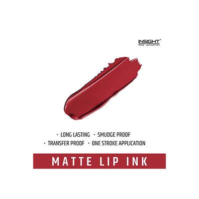Insight Cosmetics Make Up Essentials Matte Lip Ink- 19 Blood Lust 4gm - Liquid Lipsticks